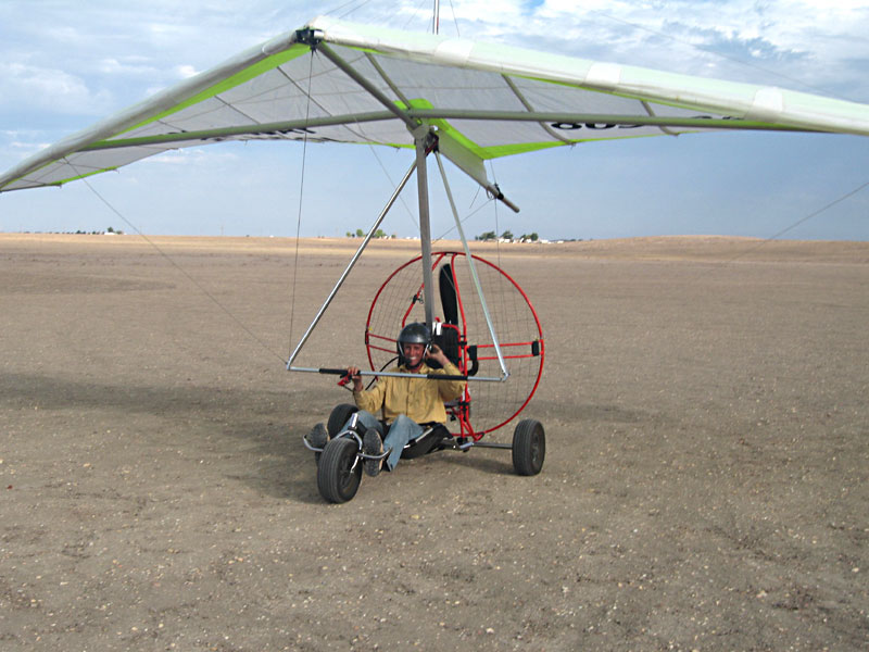 hang glider with motor